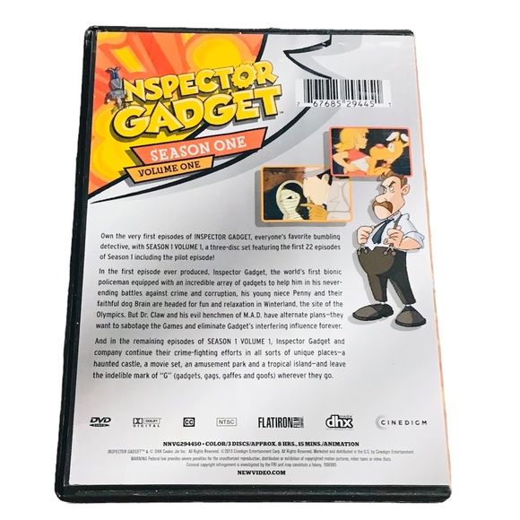 Inspector Gadget Season 1, Volume 1 DVD Set - Picture 4 of 4